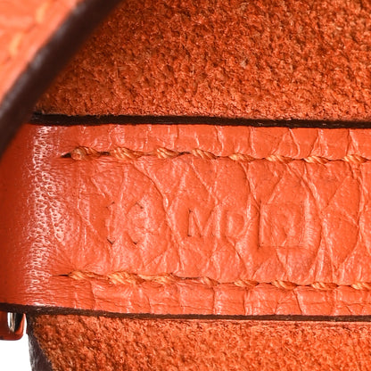 Hermes Taurillon Clemence Picotin Lock 22 MM Orange 10 of 10
