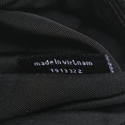 Alexander Wang Mesh Crystal Rhinestone Mini Scrunchie Clutch Black Silver 7 of 8