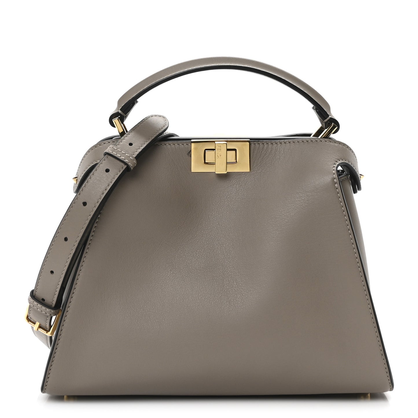 Vitello Tahiti Burro Medium Peekaboo Iconic Essentially Satchel Tortora Black