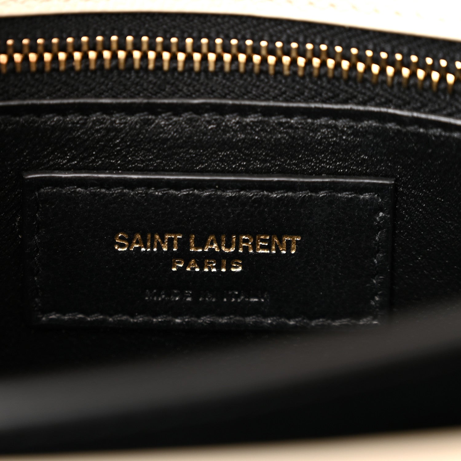 Saint Laurent Calfskin Monogram Cassandra Clasp Bag Porcellana 6 of 14
