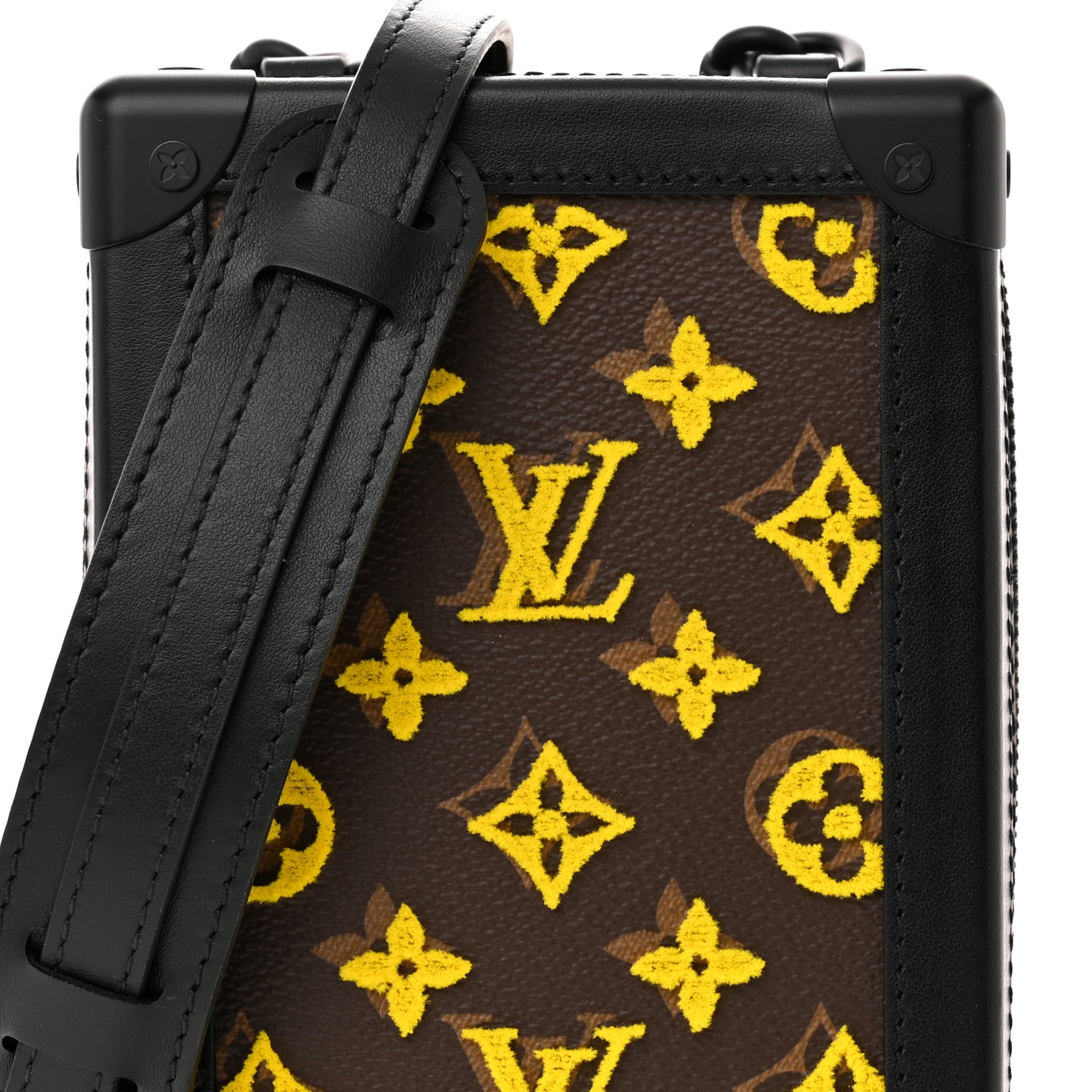 Monogram Tuffetage Vertical Soft Trunk Jaune