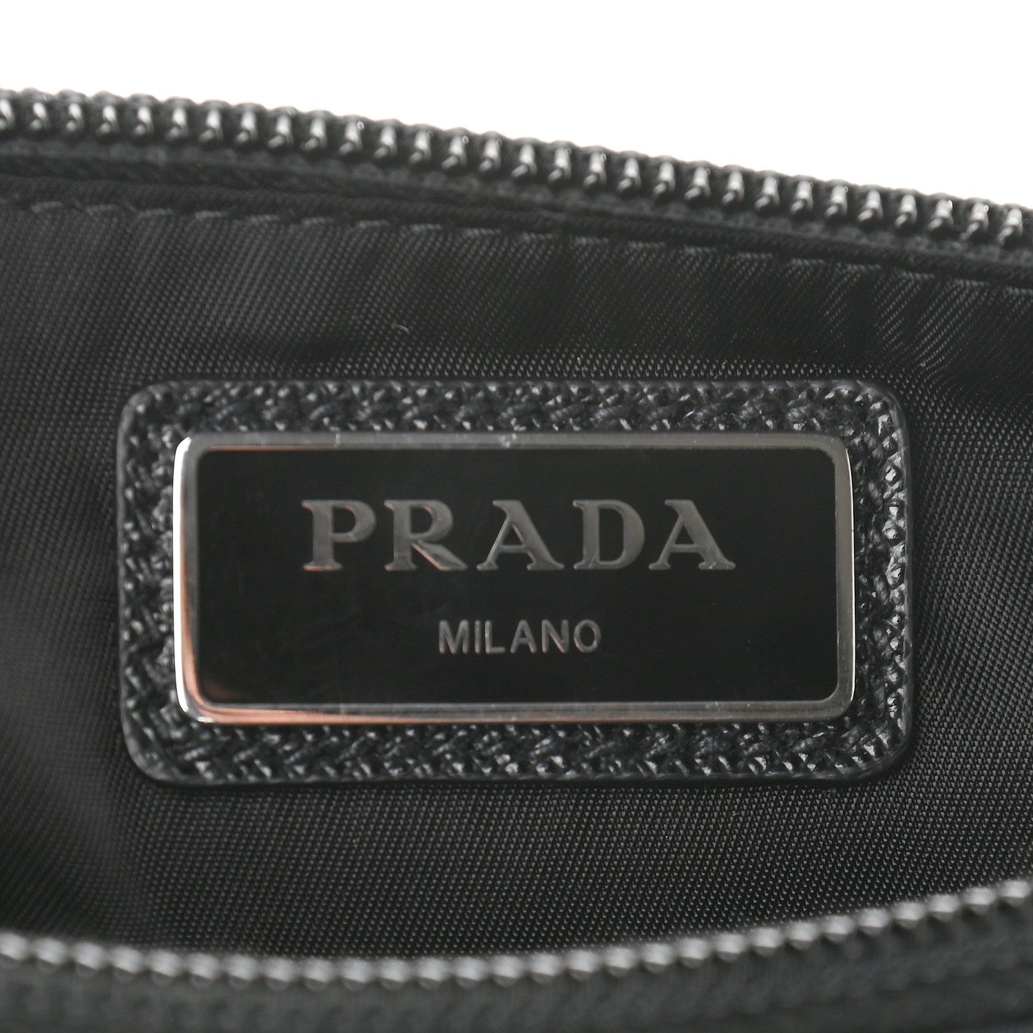 Prada Tessuto Nylon Saffiano Belt Bag Black 5 of 10