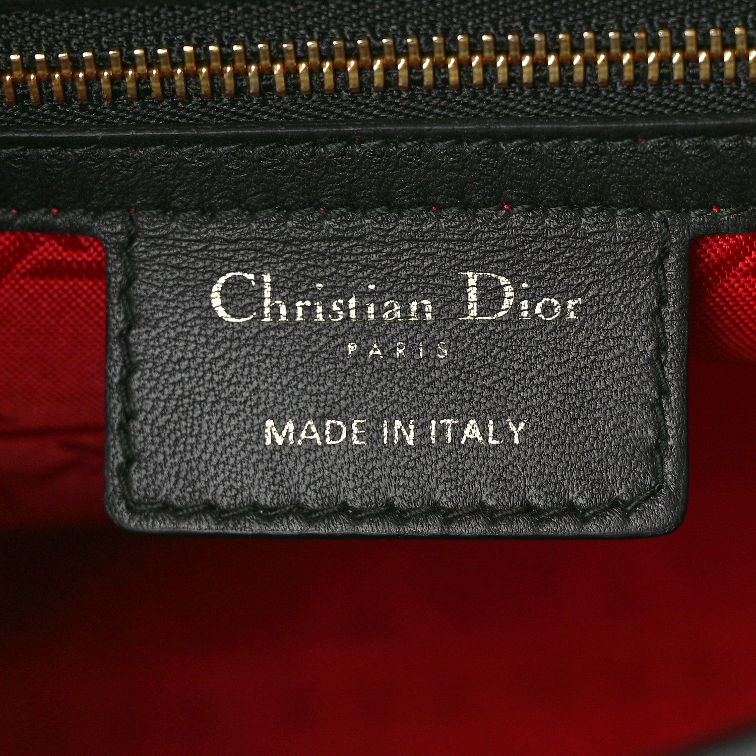 Christian Dior Lambskin Cannage Large Lady Dior Black 6 of 11
