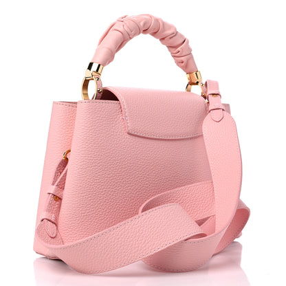 Louis Vuitton Taurillon Scrunchie Capucines BB Bubble Gum Pink 3 of 11
