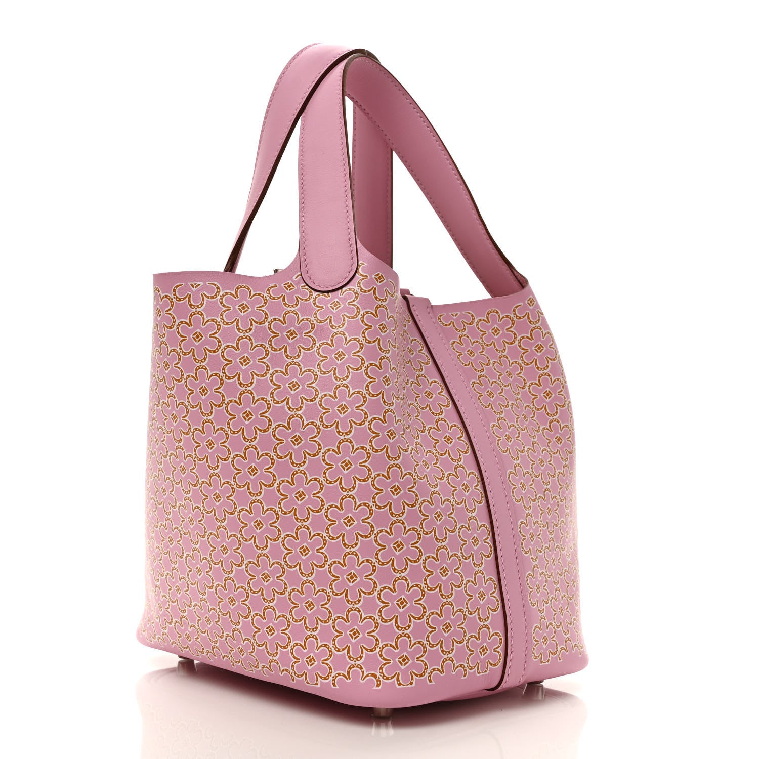 Hermes Swift Lucky Daisy Picotin Lock 18 PM Chai Mauve Sylvestre 3 of 9