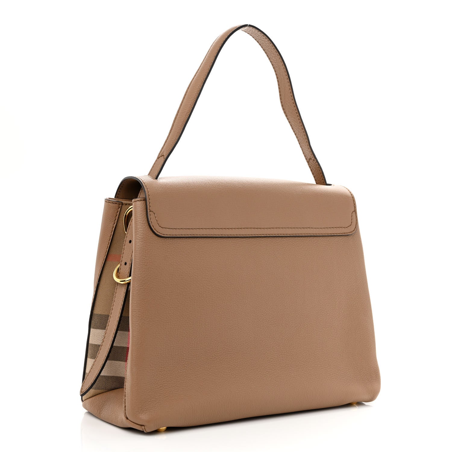 Burberry Derby Calfskin House Check Medium Camberley Dark Sand 3 of 12