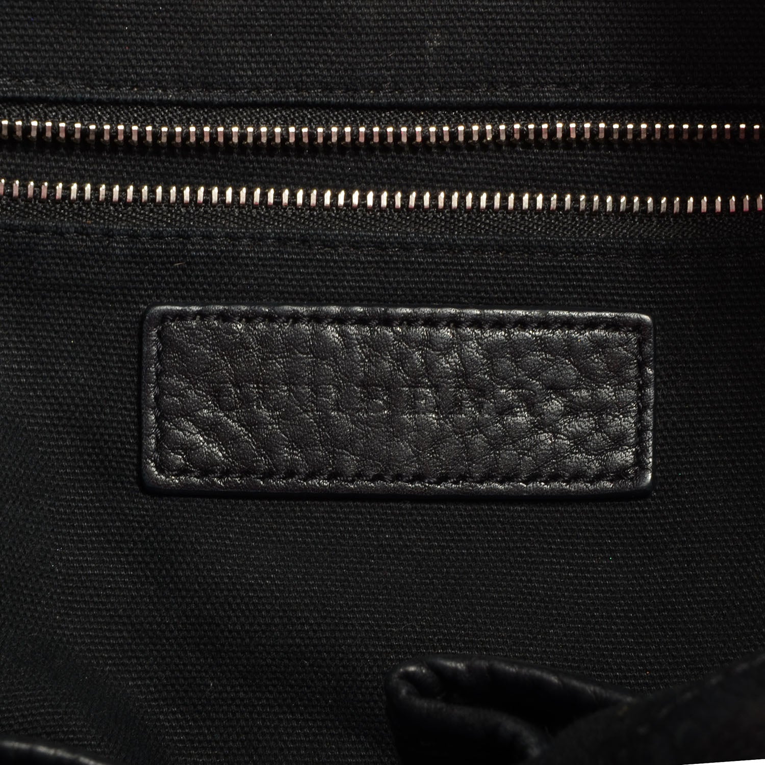 Burberry Brit Studded Calfskin Shopper Medium Black 7 of 12