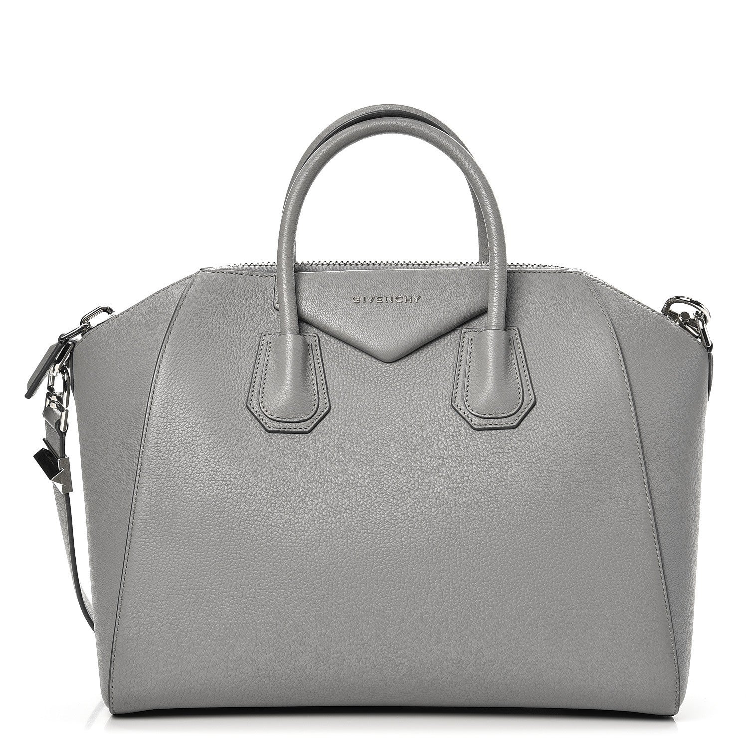Givenchy Sugar Goatskin Medium Antigona Pearl Grey 1 of 10