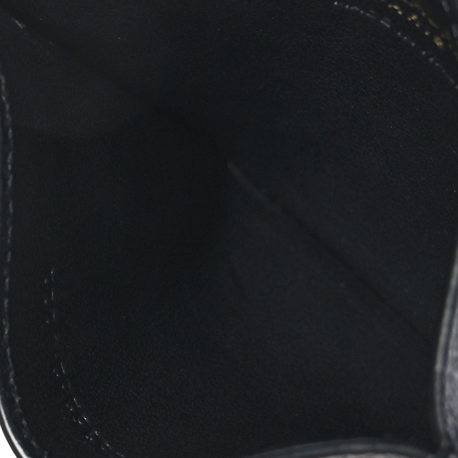 Saint Laurent Calfskin Tiny Cassandre Credit Card Case Black 5 of 7