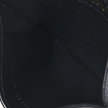 Saint Laurent Calfskin Tiny Cassandre Credit Card Case Black 5 of 7