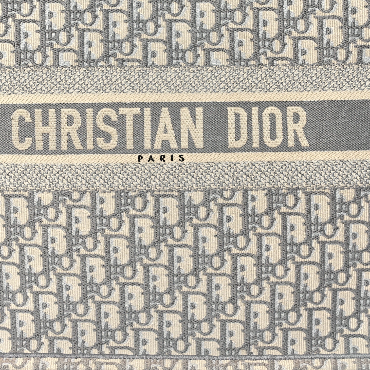 Christian Dior Oblique Large Book Tote Grey 8 of 12