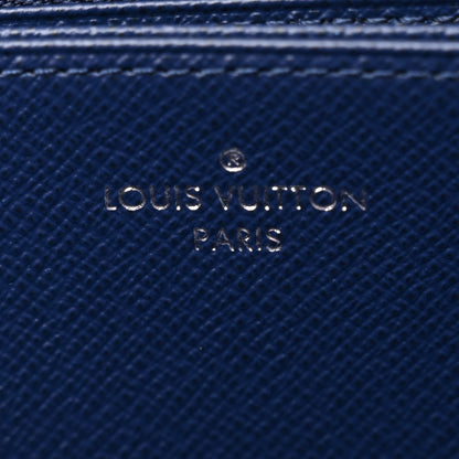 Louis Vuitton Monogram Escale Zippy Wallet Blue 6 of 8