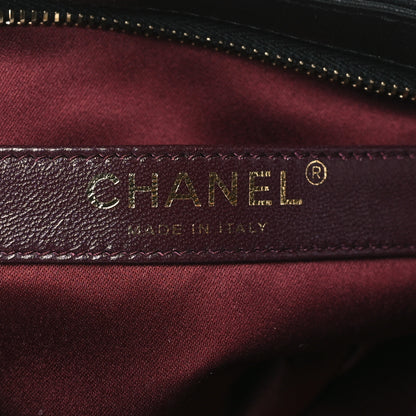 Chanel Lambskin Pearl Frame Shoulder Bag Black 6 of 10