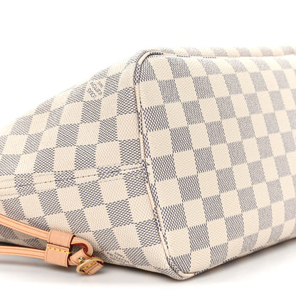 Louis Vuitton Damier Azur Neo Neverfull MM Rose Ballerine 9 of 11