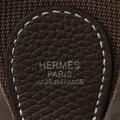 Hermes Taurillon Clemence Evelyne III PM Etoupe 9 of 9
