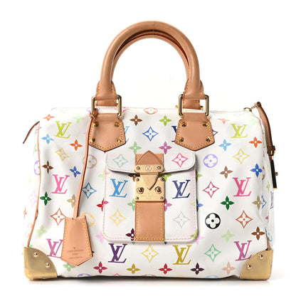 Louis Vuitton Monogram Multicolor Speedy 30 White 1 of 8