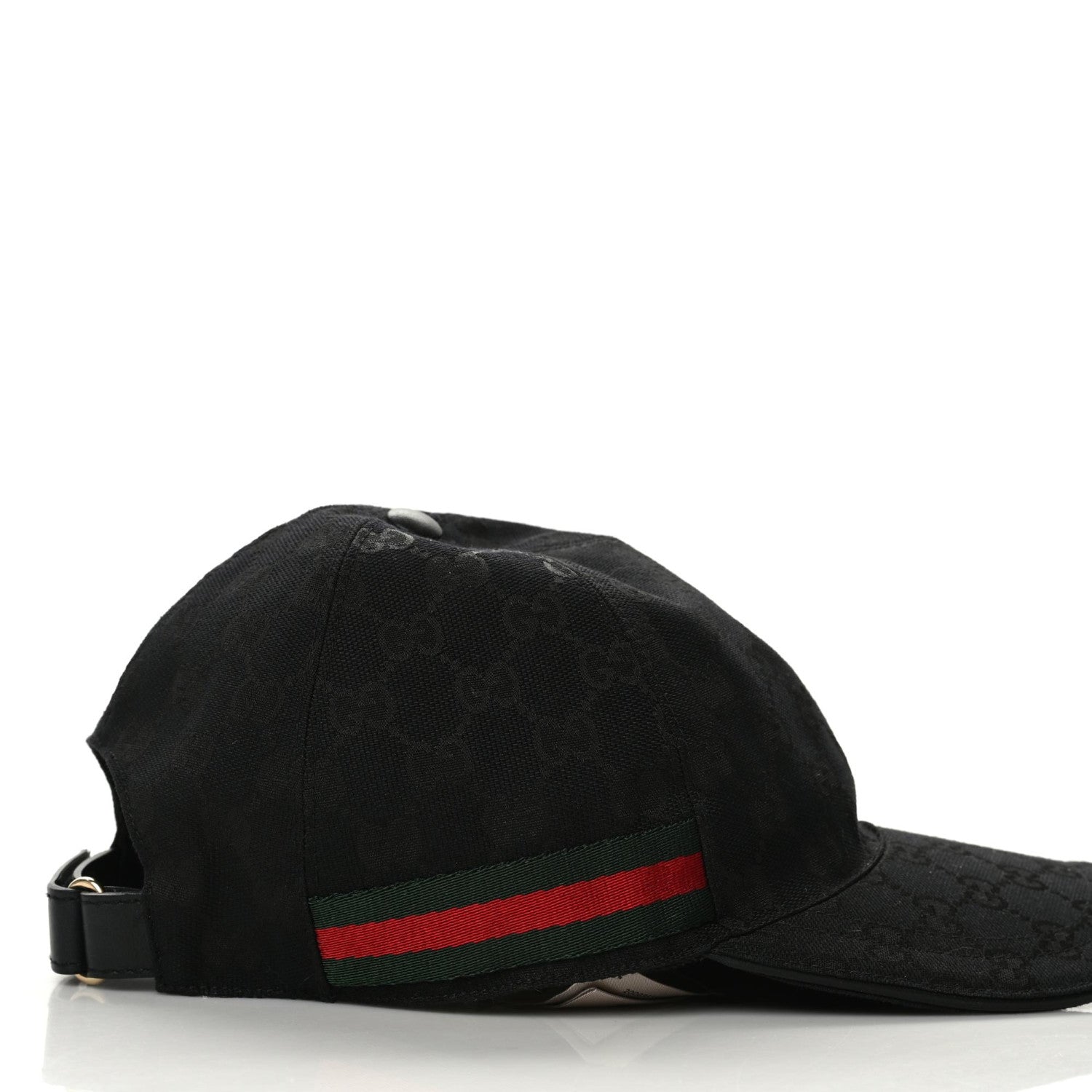 Gucci Monogram Web Baseball Hat M Black 4 of 8