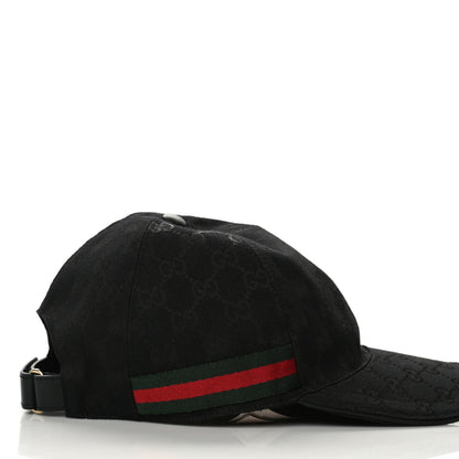 Gucci Monogram Web Baseball Hat M Black 4 of 8