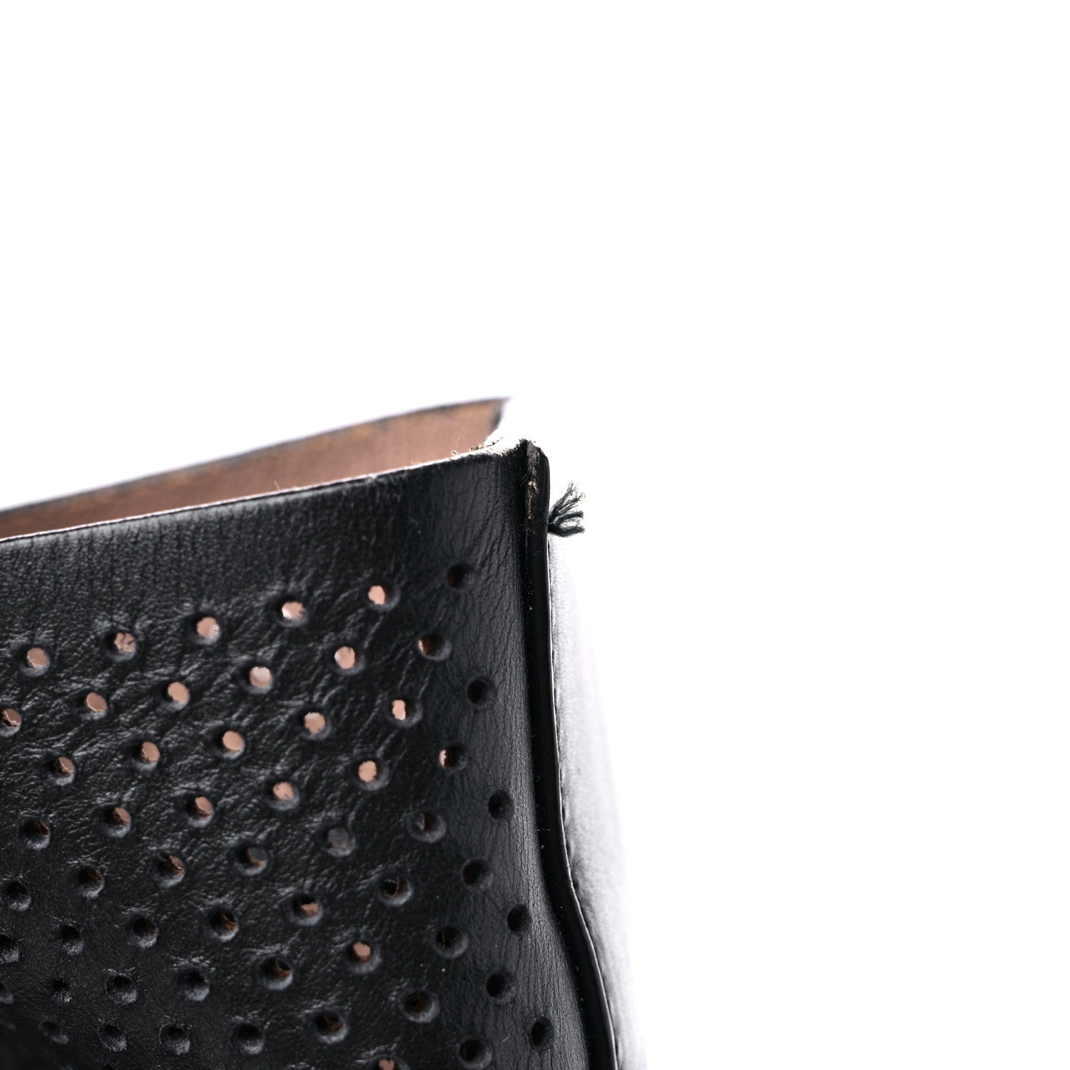 Alaia Calfskin Perforated Bag Black 15 of 16