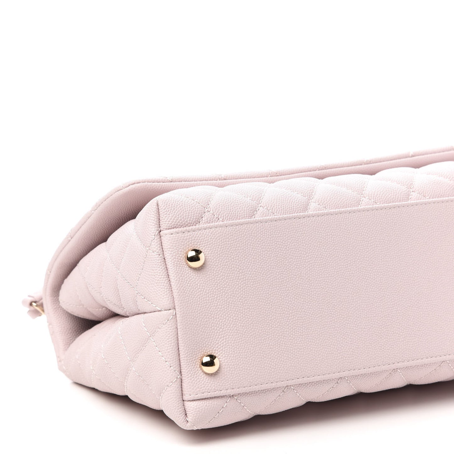 Caviar Quilted Small Coco Handle Flap Lilas Lilac