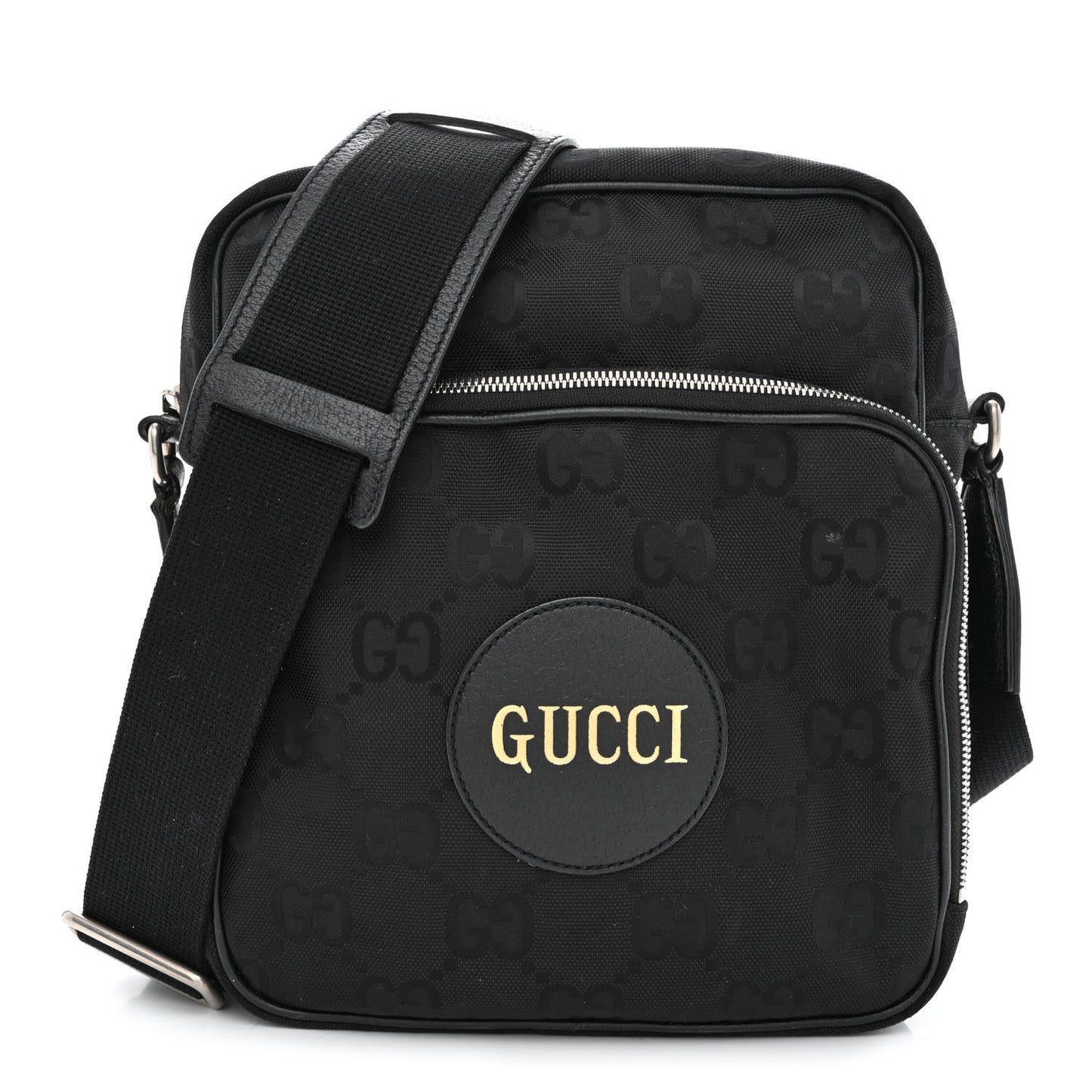 Econyl Nylon Monogram Off The Grid Messenger Black