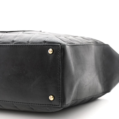 Chanel Lambskin Quilted Medium Chocolate Bar Shoulder Bag Black 10 of 11