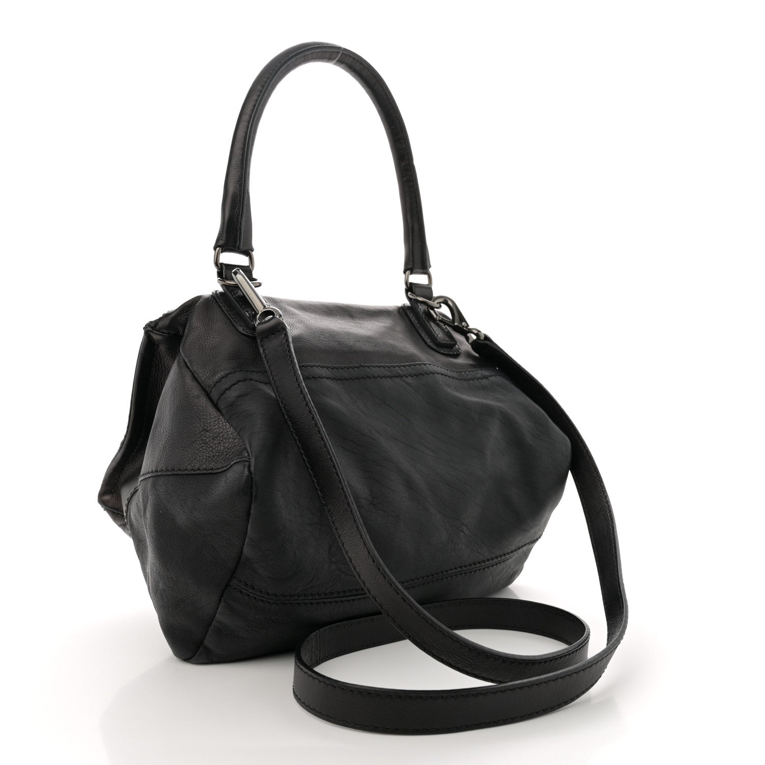 Givenchy Calfskin Patchwork Small Pandora Black 3 of 12