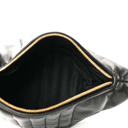 Burberry Lambskin Quilted Small Crescent Lola Bag Black 5 of 9