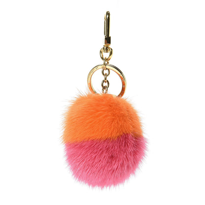 Louis Vuitton Mink Fluo Bubble Bag Charm Key Holder Orange 1 of 2