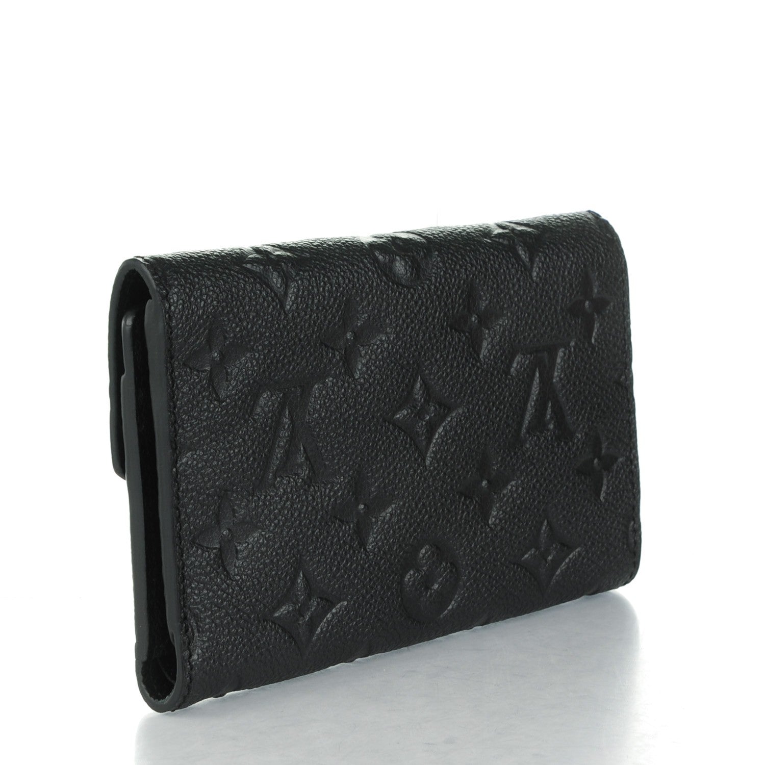 Louis Vuitton Empreinte Compact Curieuse Wallet Black 3 of 7
