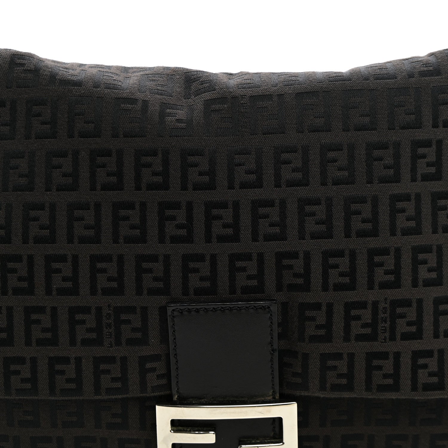 Fendi Zucchino Mama Baguette Black Moro 6 of 8
