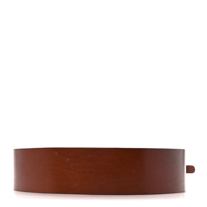 Gucci Calfskin Horsebit Wide Belt 90 36 Brown 2 of 4