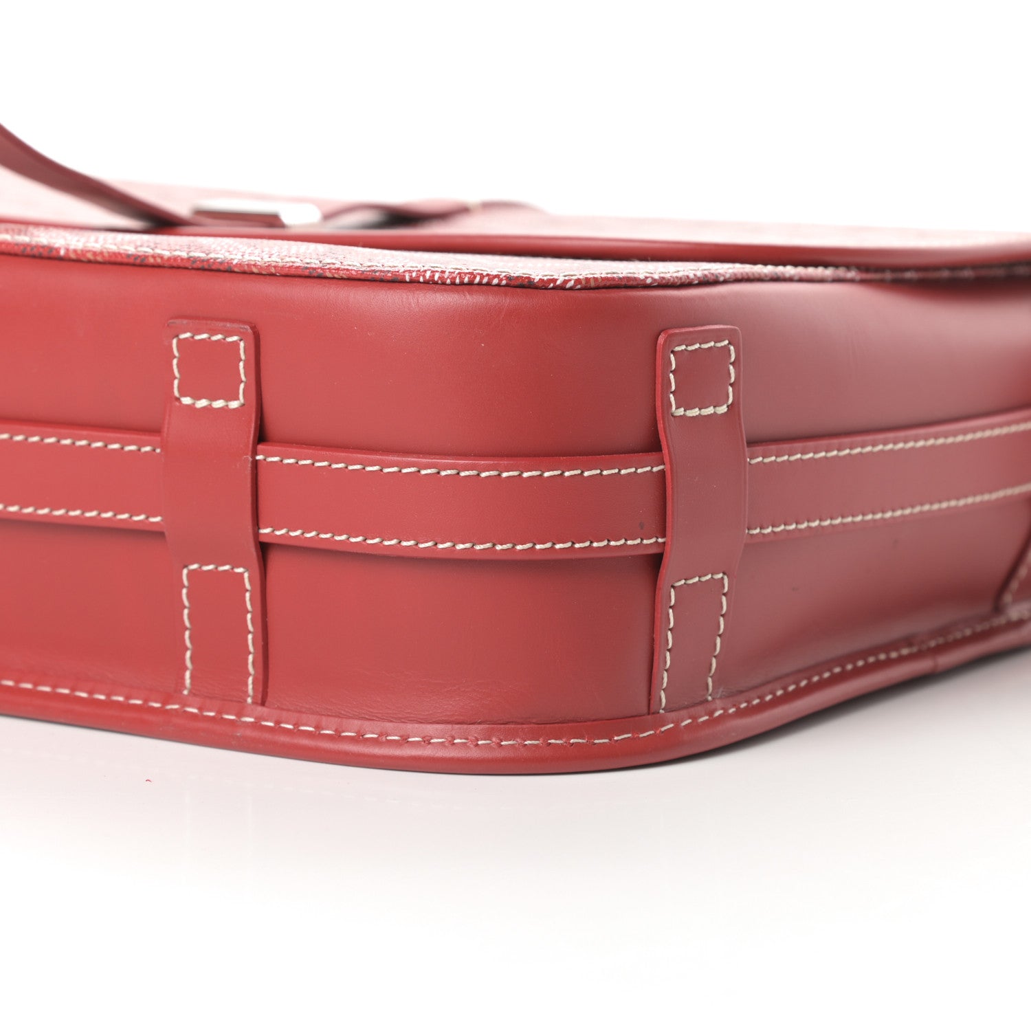 Goyard Goyardine Belvedere II MM Messenger Bag Red 9 of 10