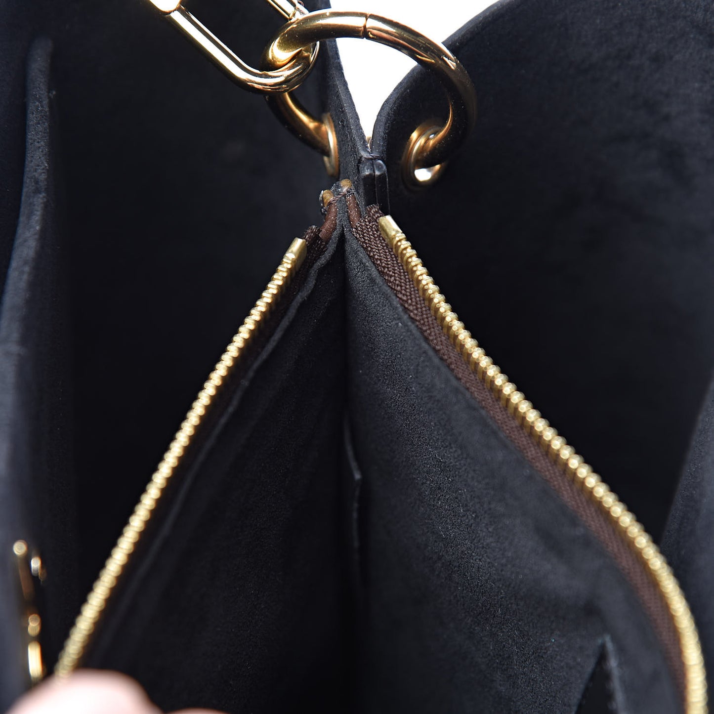 Monogram Flower Tote Black