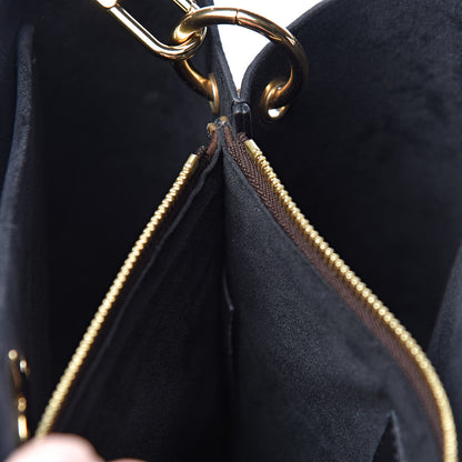 Louis Vuitton Monogram Flower Tote Black 7 of 10