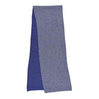 Chanel Cashmere CC Scarf Blue Grey 2 of 4