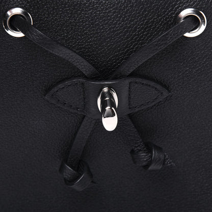 Louis Vuitton Calfskin Lockme Mini Backpack Black 8 of 14
