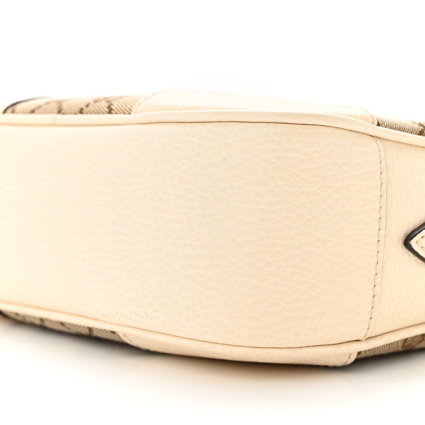 Monogram Dollar Calfskin Mini Bree Messenger Bag Beige Ebony Avoire
