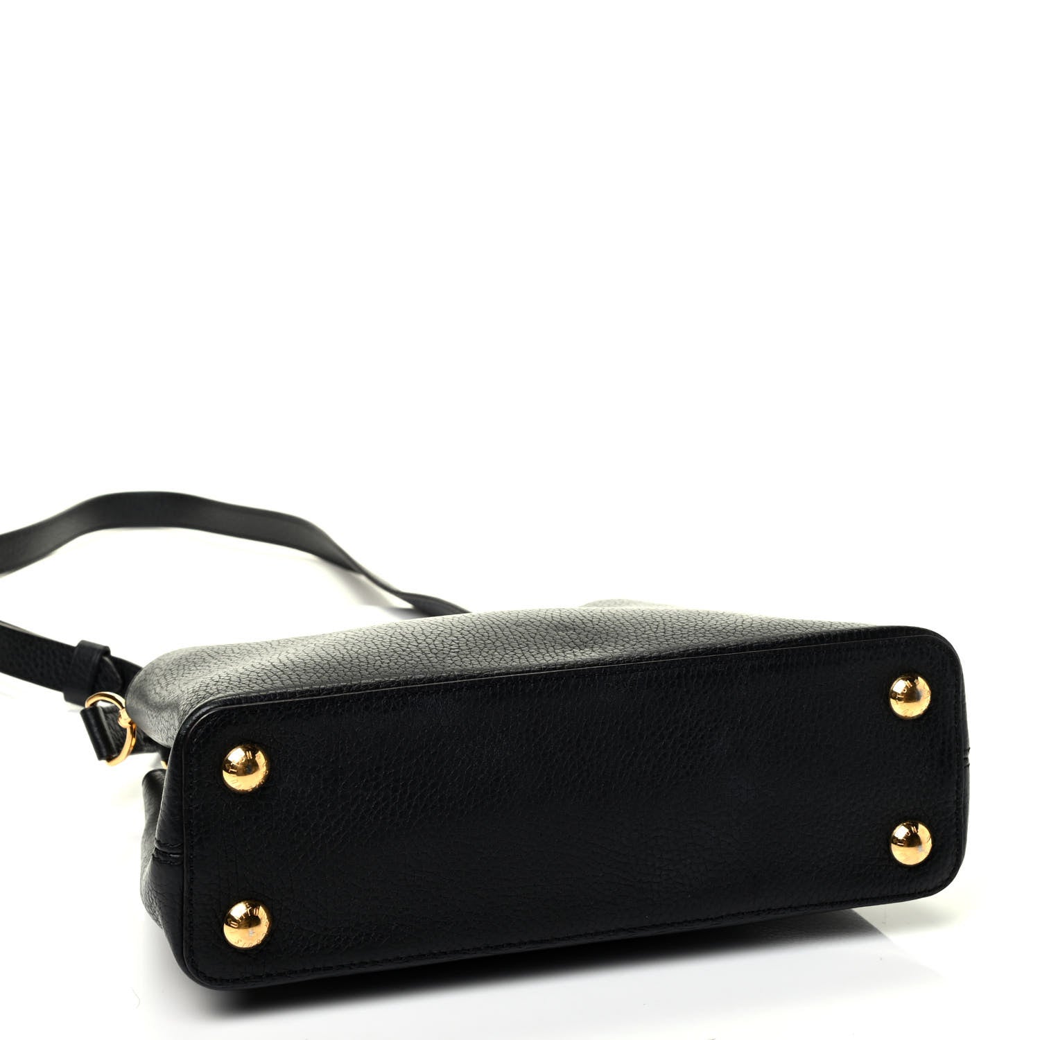 Louis Vuitton Taurillon Capucines BB Black 3 of 4