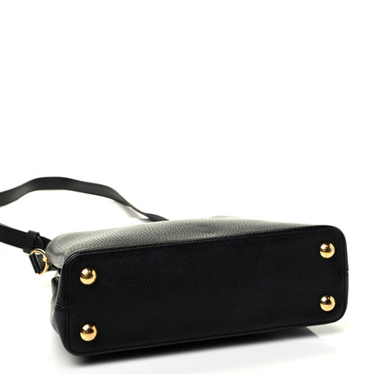 Louis Vuitton Taurillon Capucines BB Black 3 of 4
