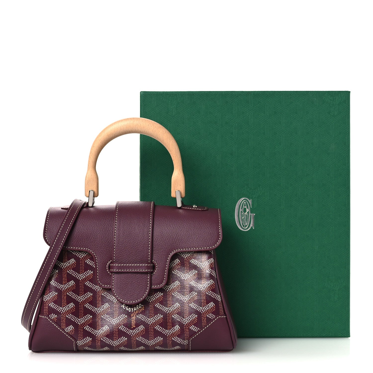 Goyard Goyardine Mini Saigon Burgundy 10 of 10