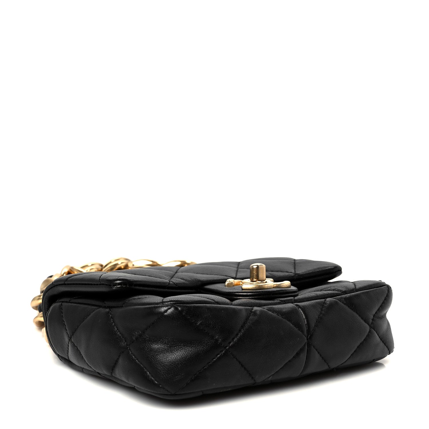 Chanel Lambskin Quilted Mini CC Funky Town Flap Black 4 of 12