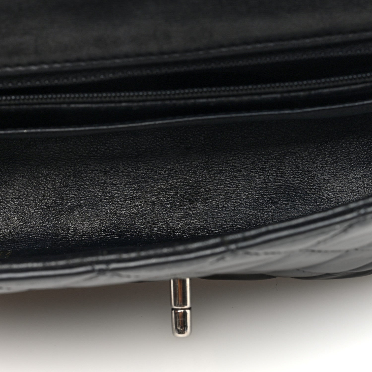 Chanel Patent Calfskin Quilted Mini Rectangular Flap Black 5 of 10