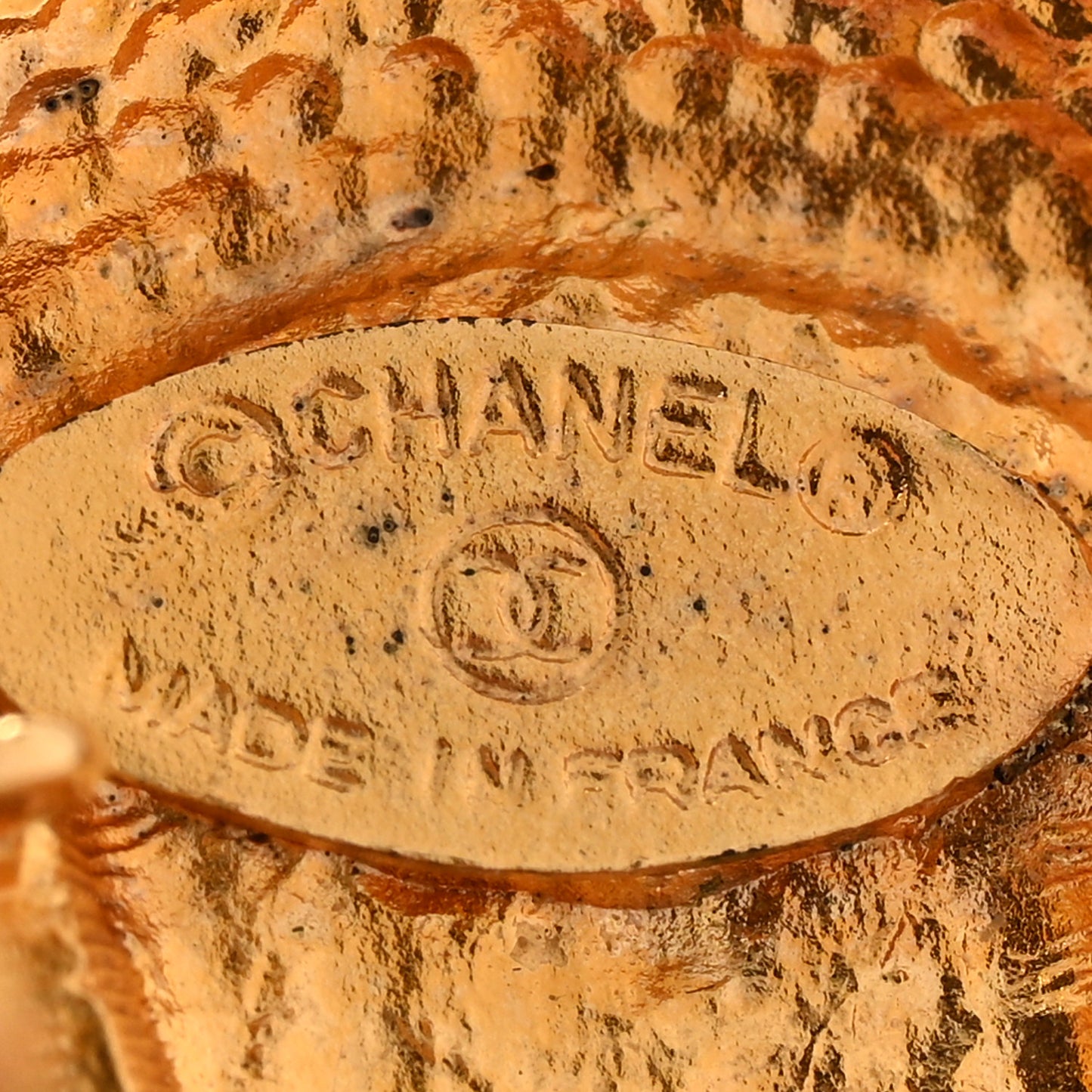 Metal Pearl Clip On Earrings Gold