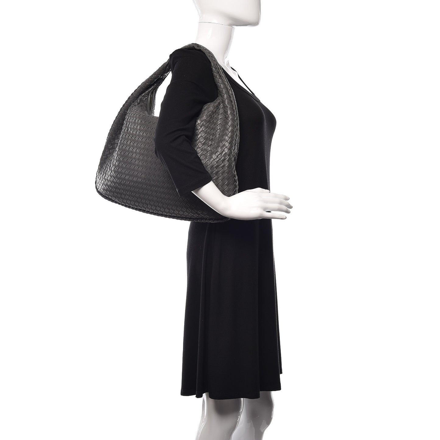 Nappa Intrecciato Large Veneta Hobo Matita