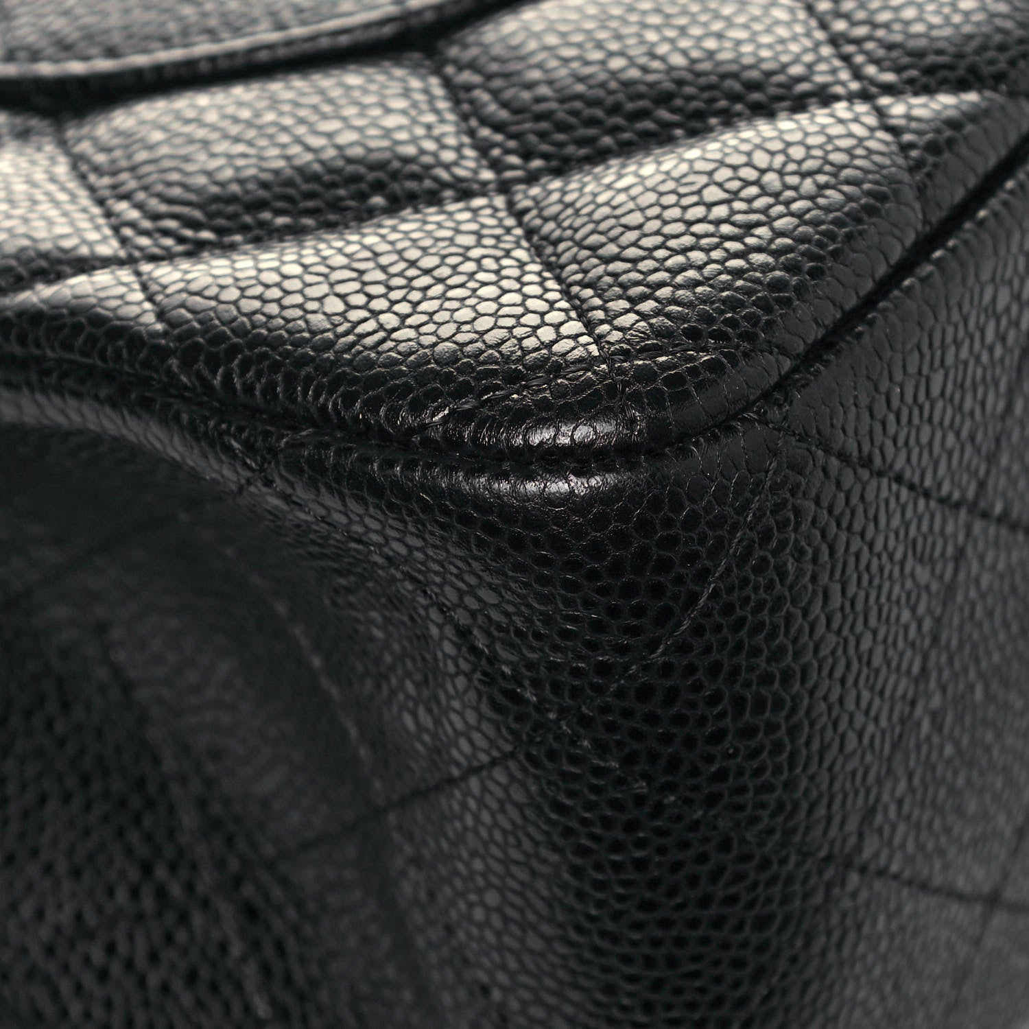 Chanel Caviar Quilted Jumbo Double Flap Black 12 of 17