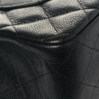 Chanel Caviar Quilted Jumbo Double Flap Black 12 of 17