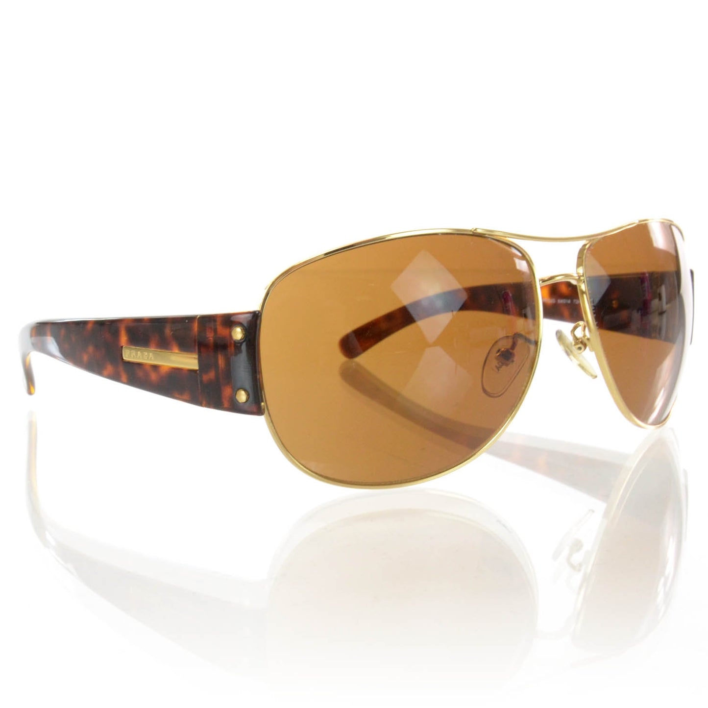 Tortoise Shell Aviator Sunglasses SPR 52G
