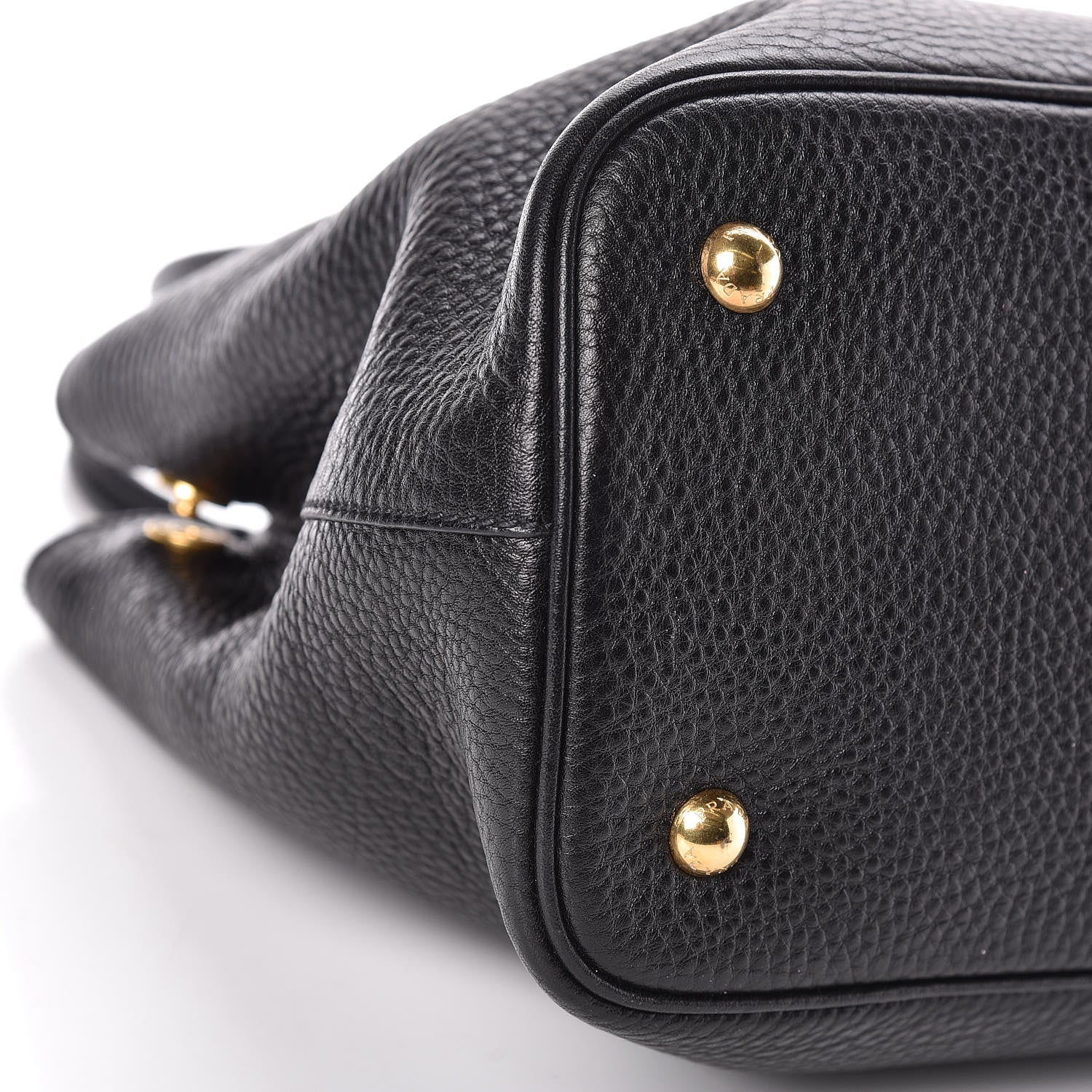 Prada Vitello Phenix Tote Black 10 of 12