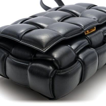 Bottega Veneta Nappa Maxi Intreccio Padded Cassette Crossbody Bag Black 8 of 9